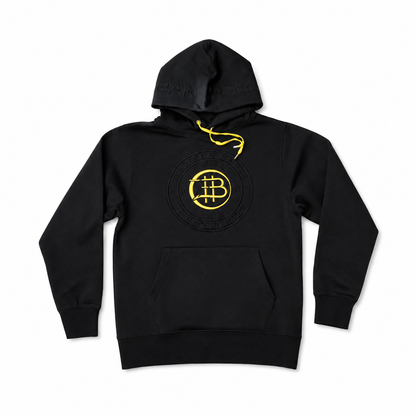 "THE MEMBER'S" LUXURY HOODIE - MIDNIGHT BLACK