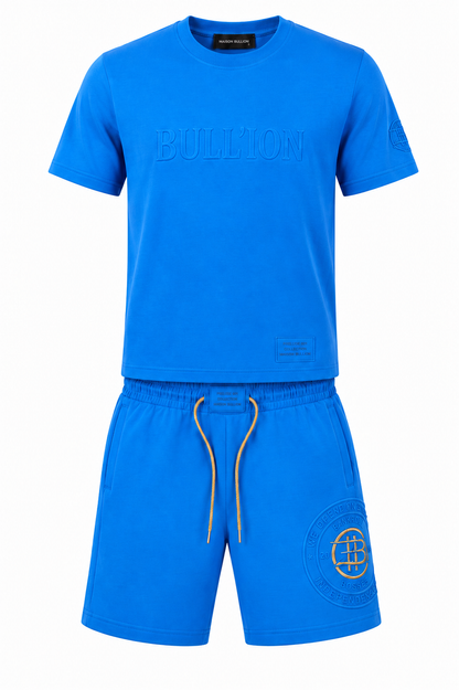 "THE ONE" SHORT SET - BLEU