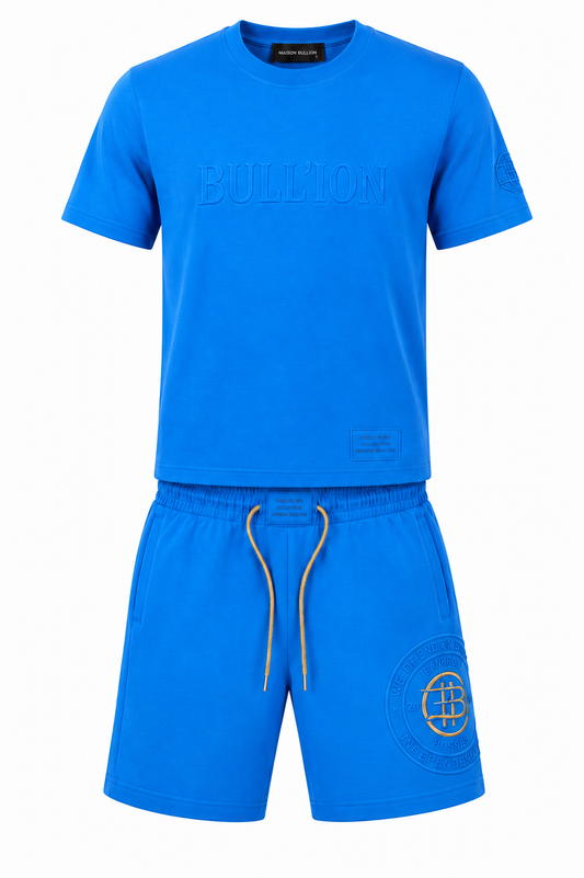 "THE ONE" SHORT SET - BLEU