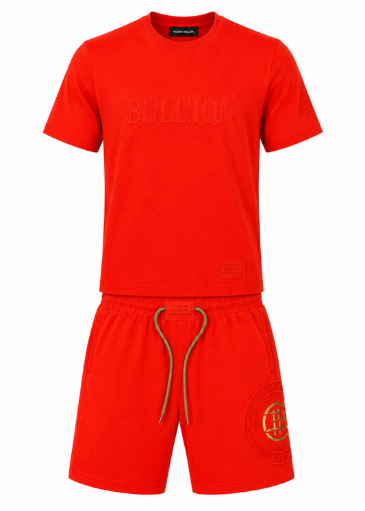 "THE ONE" SHORT SET - BLOOD ORANGE