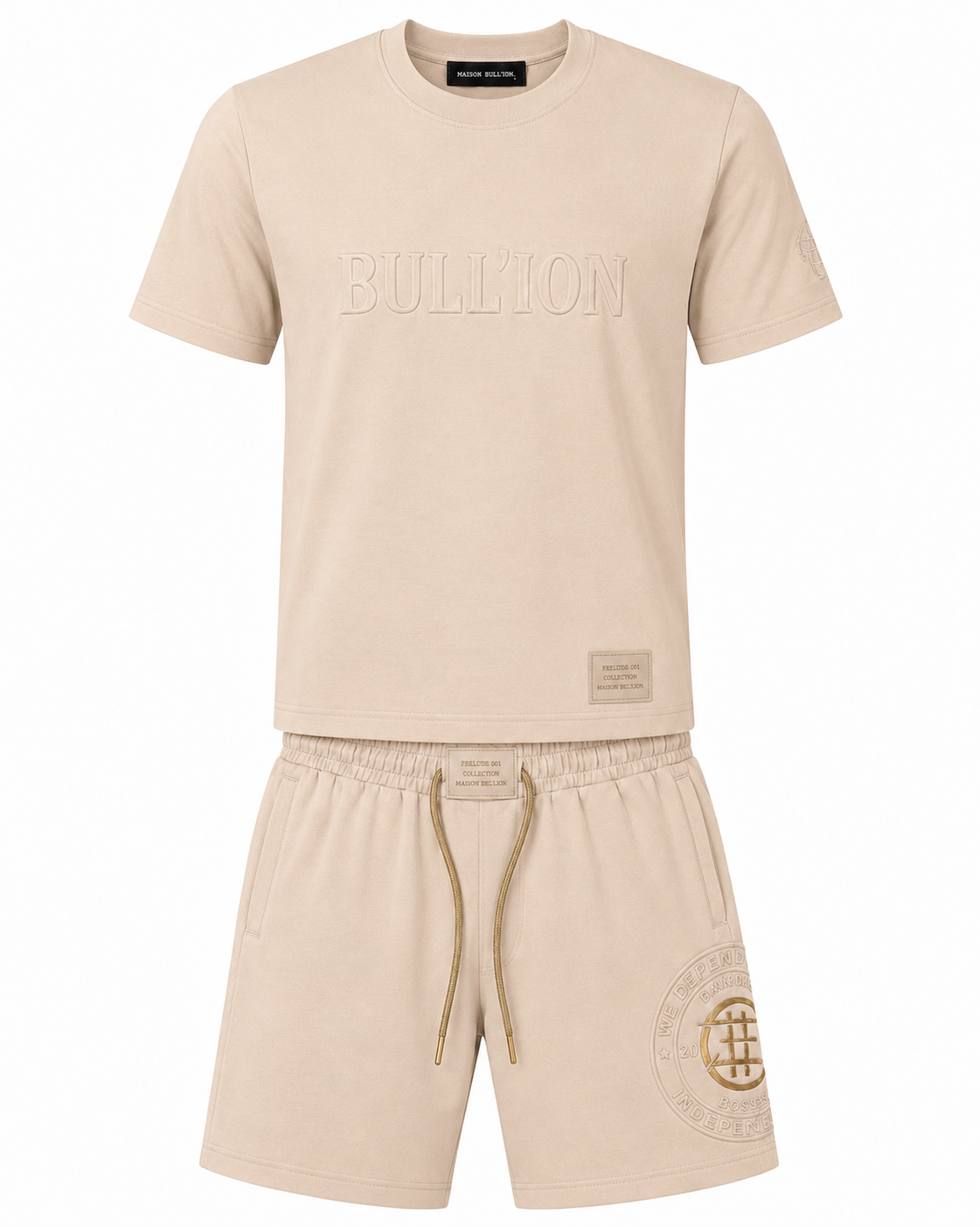 "THE ONE" SHORT SET - CRÈME
