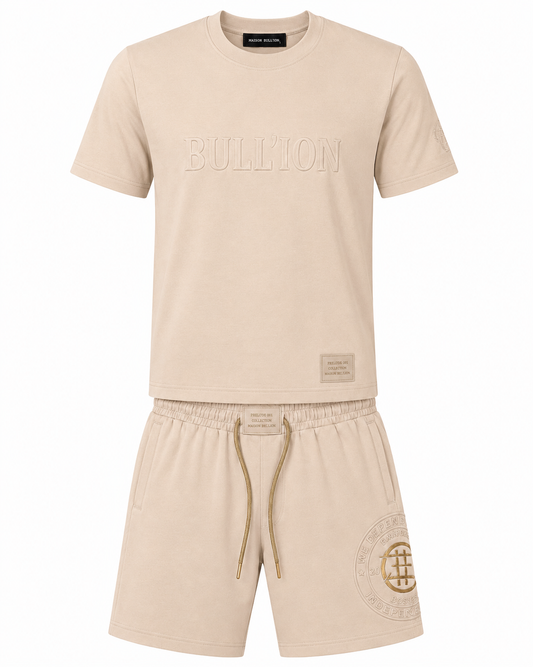 "THE ONE" SHORT SET - CRÈME